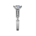 0.91 carat Platinum - Jeannot Engagement Ring