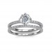 The Elegant Engagement Ring with Wedding Band