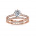 The Elegant Engagement Ring With Wedding Band