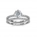 The Elegant Engagement Ring With Wedding Band