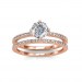The Elegant Engagement Ring With Wedding Band