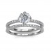 The Elegant Engagement Ring With Wedding Band