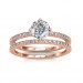 The Elegant Engagement Ring With Wedding Band