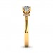 0.38 carat 18K Gold - THE RHEA HIDDEN HALO RING