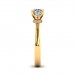 0.78 carat 18K Gold - THE RHEA HIDDEN HALO RING