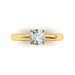 0.38 carat 18K Gold - THE RHEA HIDDEN HALO RING