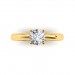 0.78 carat 18K Gold - THE RHEA HIDDEN HALO RING