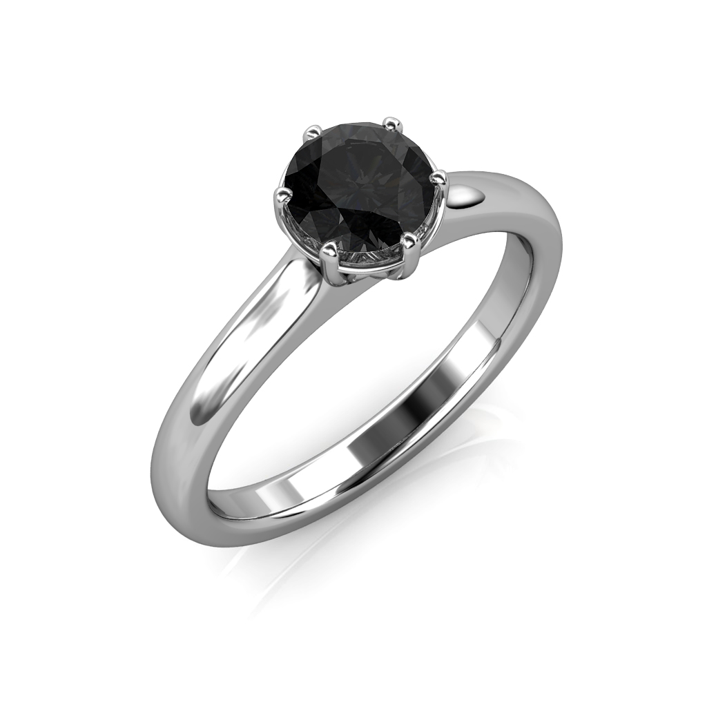 The Noelle Black Diamond Ring 0.50 carat Diamond Jewellery at Best Prices in India SarvadaJewels
