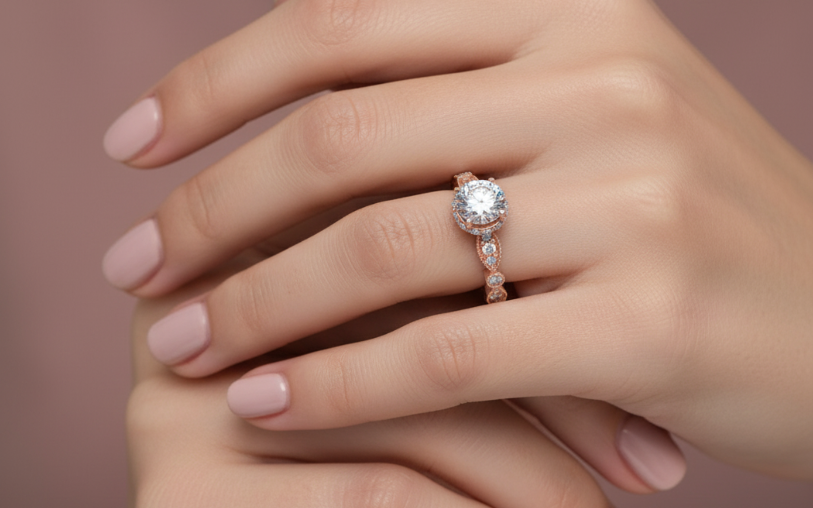 Sarvada engagement ring hero image