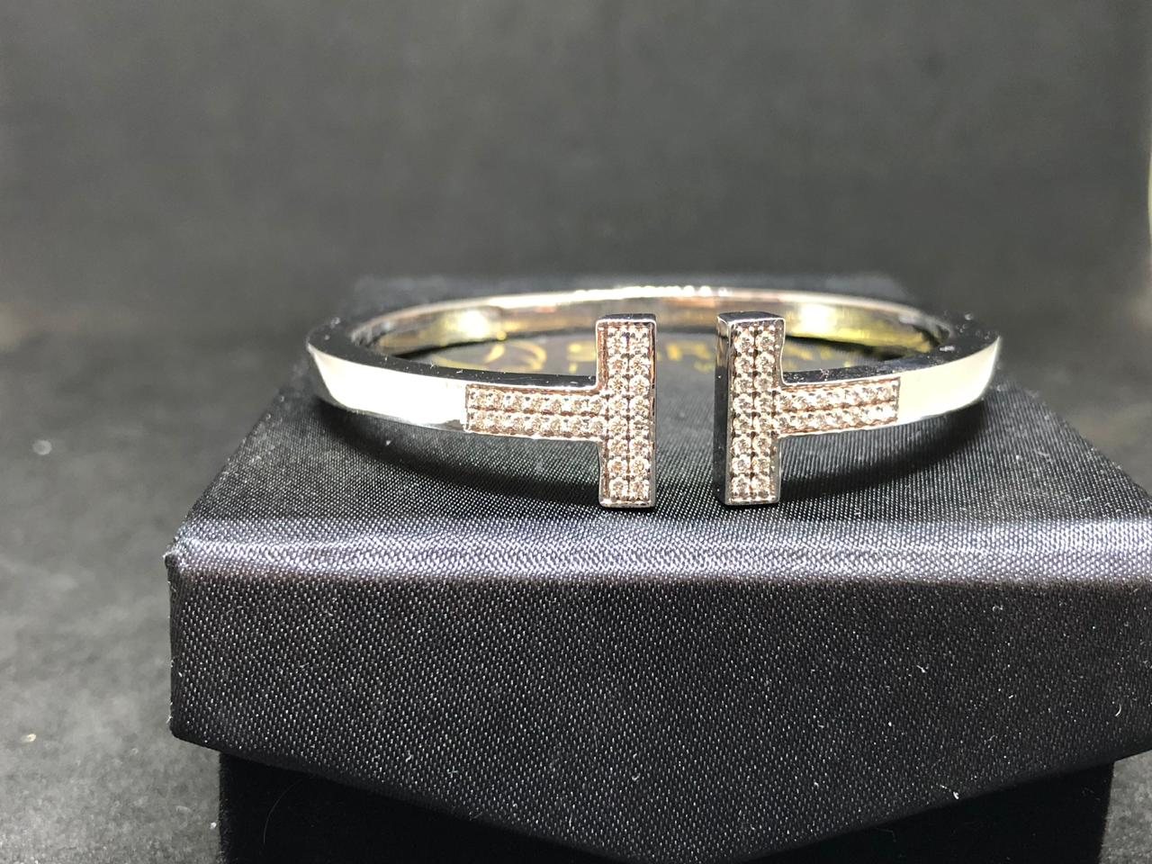 Round Diamond Bangle