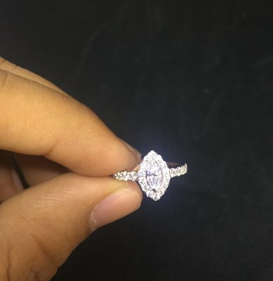 Marqusie Diamond Engagement Ring