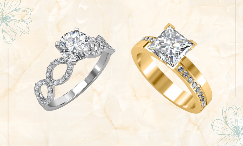 Engagement Ring vs. Wedding Ring: What's the Difference? - Ken & Dana Design
